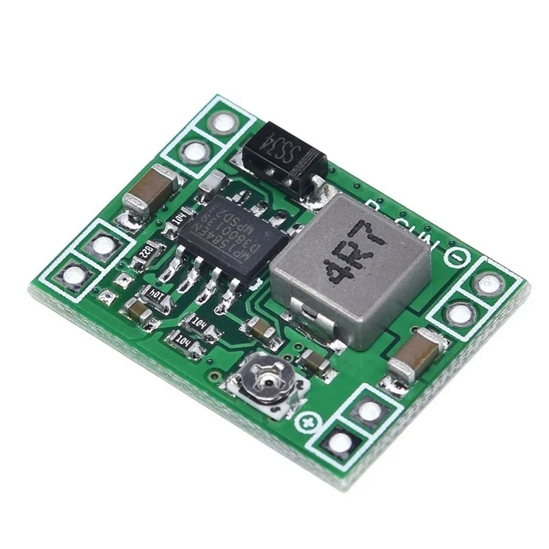 

1 pcs/lot MP1584EN ultra small DC-DC 3A power step-down adjustable module Buck Converter 24V turn 12v 9V 5V 3V