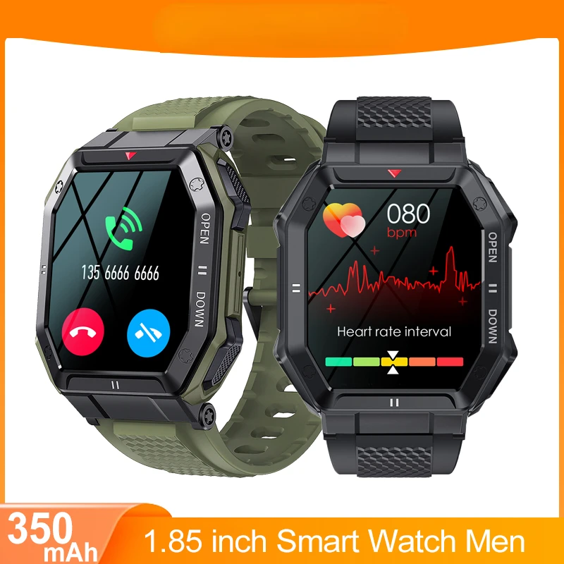 

Новинка 2023, мужские умные часы K55 с Bluetooth, умные часы для мужчин, монитор здоровья, водонепроницаемые часы для Android, IOS, пользовательский циферблат, Berserk