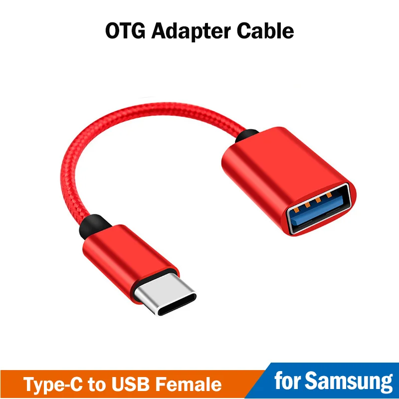 

Кабель-адаптер USB Type-C OTG для Samsung Galaxy A51 A71 A12 A22 A32 A42 A52 A72 A13 A23 A33 A53 A73 USB-C кабель OTG конвертер