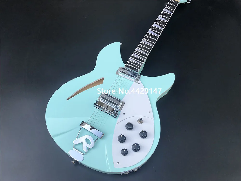 

2023 high-quality 6-string electric guitar, Ricken electric guitar, blue color, rosewood fingerboard, free shipping.
