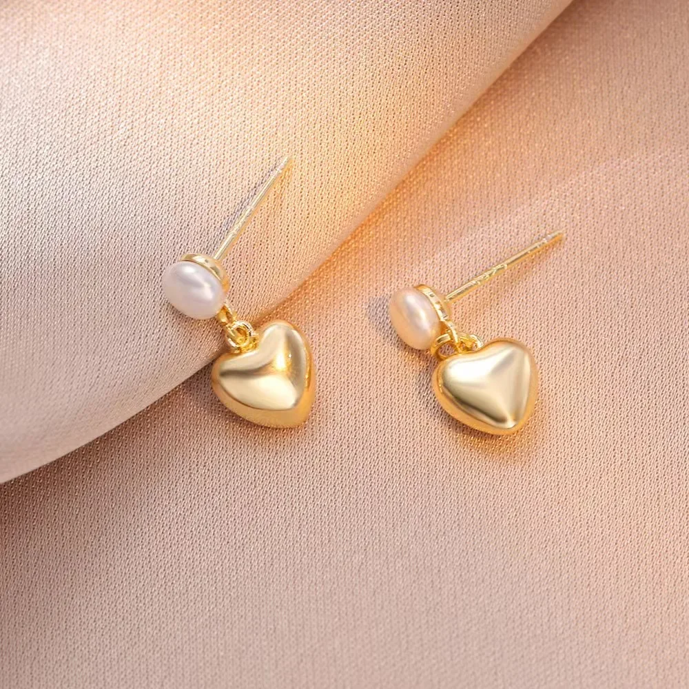 Винтажные серебряные иглы с натуральным пресноводным жемчугом для женщин модные