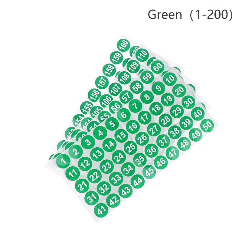 

Цифровые наклейки 1-200, пластик