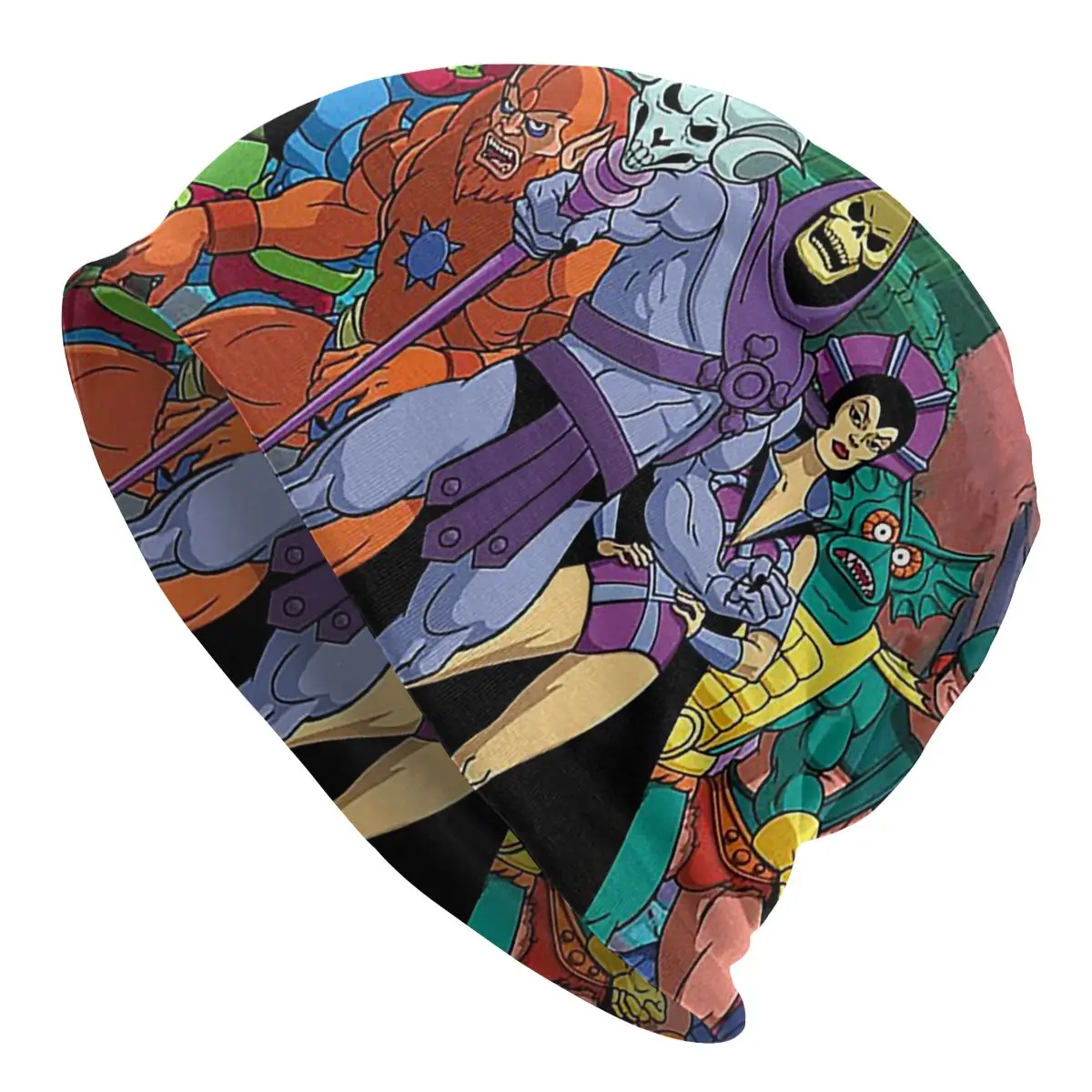 

Облегающие шапки злых воинов, шапки «Мастера Вселенной», шапки с геманом, дышащая зеркальная шапка для мужчин, женщин, мужские вязаные облег...