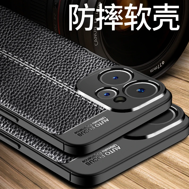 For Realme 10 5G Case Cover For OPPO Realme 10 5G Capas New Shockproof Original Back Soft TPU Leather Fundas Realme 10 5G Cover