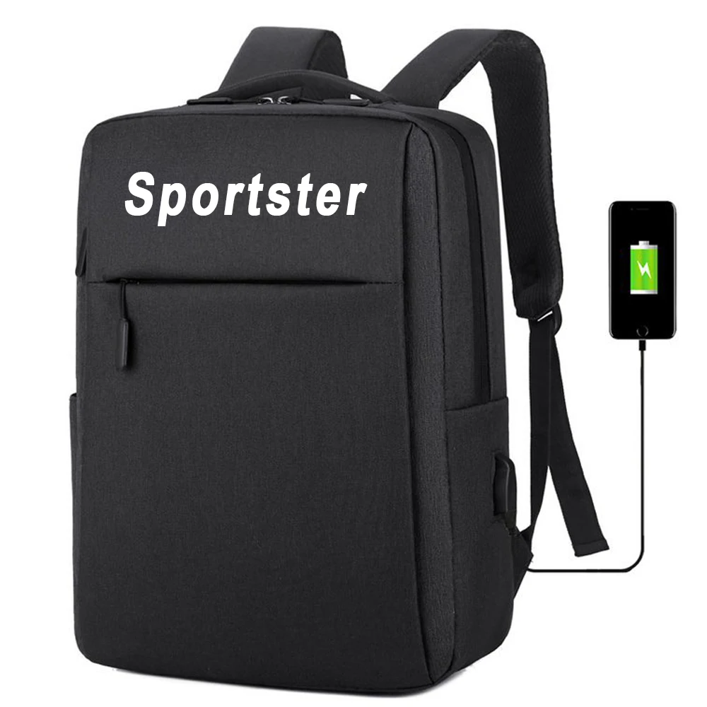 

FOR Sportster 2023 New Waterproof backpack with USB charging bag Men's business travel backpack