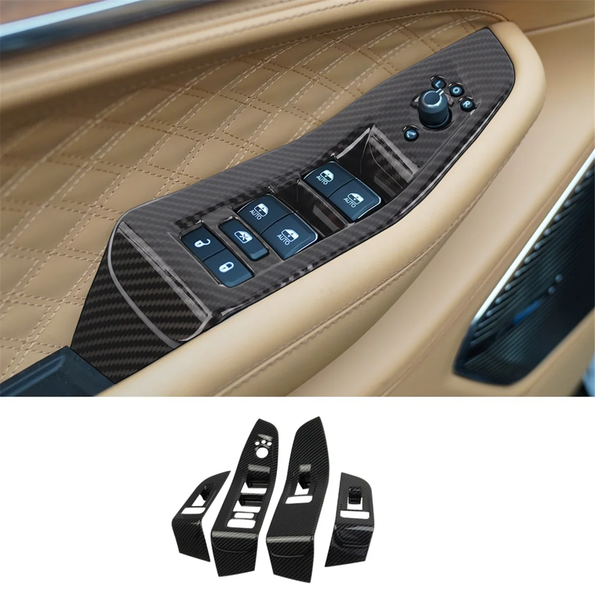 Для Jeep Grand Cherokee 2021 2022 LHD переключатель для автомобильного стеклоподъемника панель