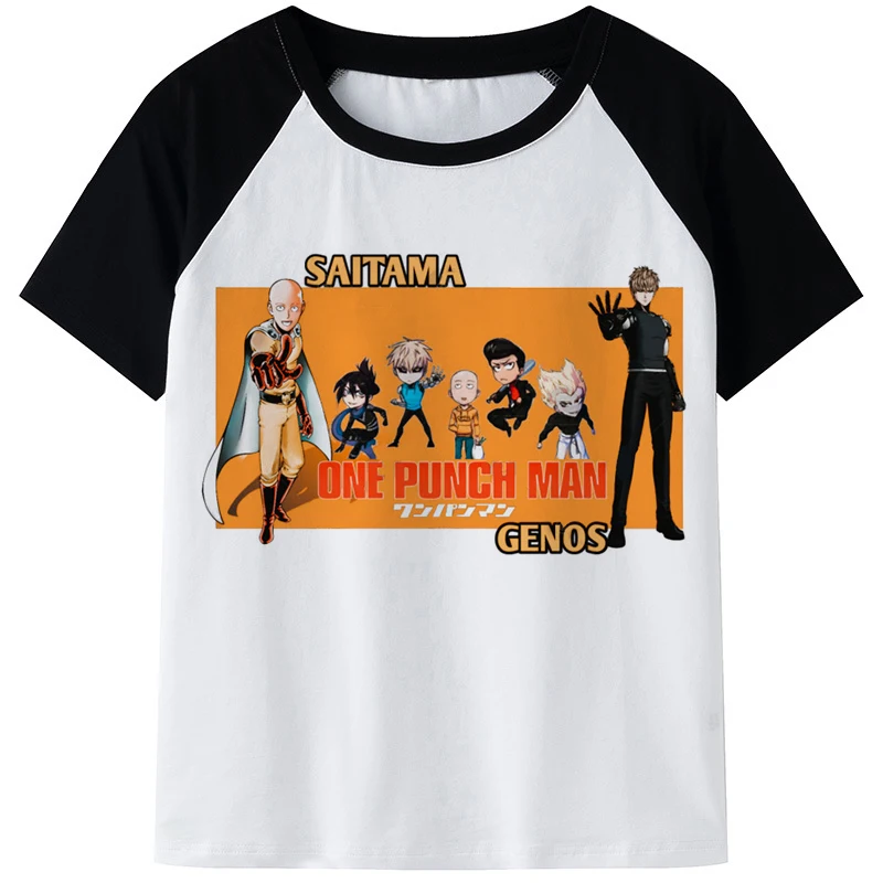 Новинка футболка унисекс с Аниме One Punch Man Kawaii Grunge летние топы в стиле Харадзюку