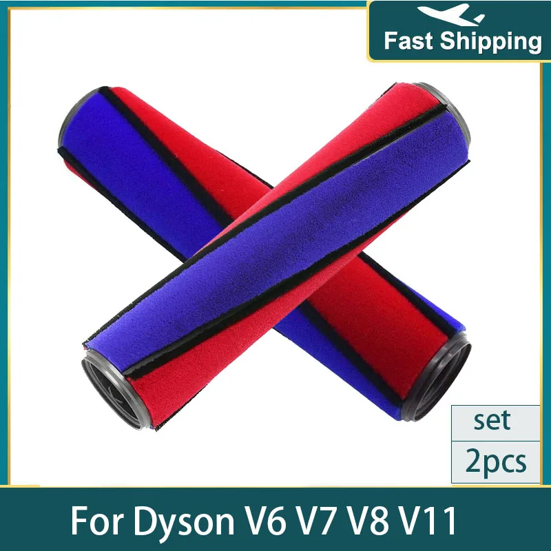

Soft Roller Brush For Dyson V6 Fluffy V7 V8 SV03 V10 V11 Vacuum Cleaner Parts Accessories