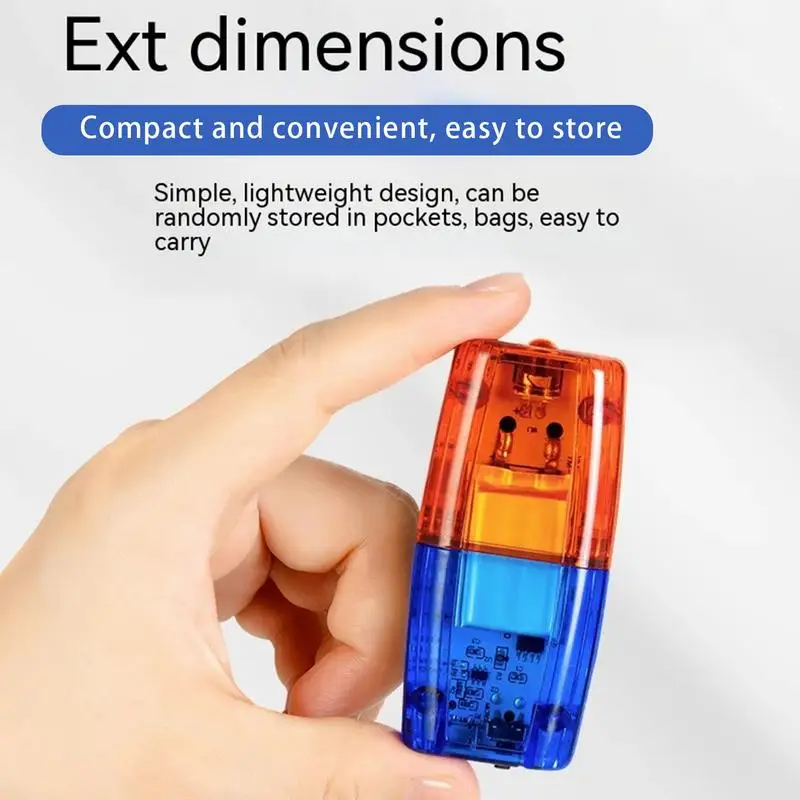 Красный синий светодиодный плечевой водонепроницаемый сигнальный светильник с