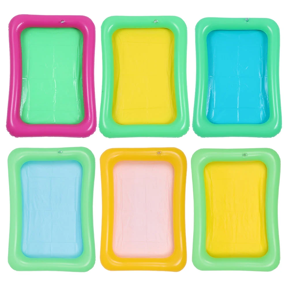 

6pcs Summer Kids Toyss Ice Buffet Salad Serving Trays Food Drink Holder