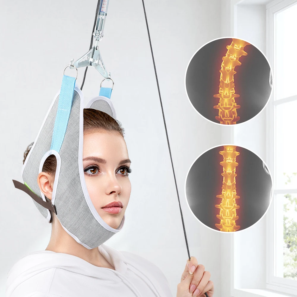 

Cervical Traction Device Home Stretching Hanging Cervical Spondylosis Neck Treatment Device Neck Orthosis Traction Frame