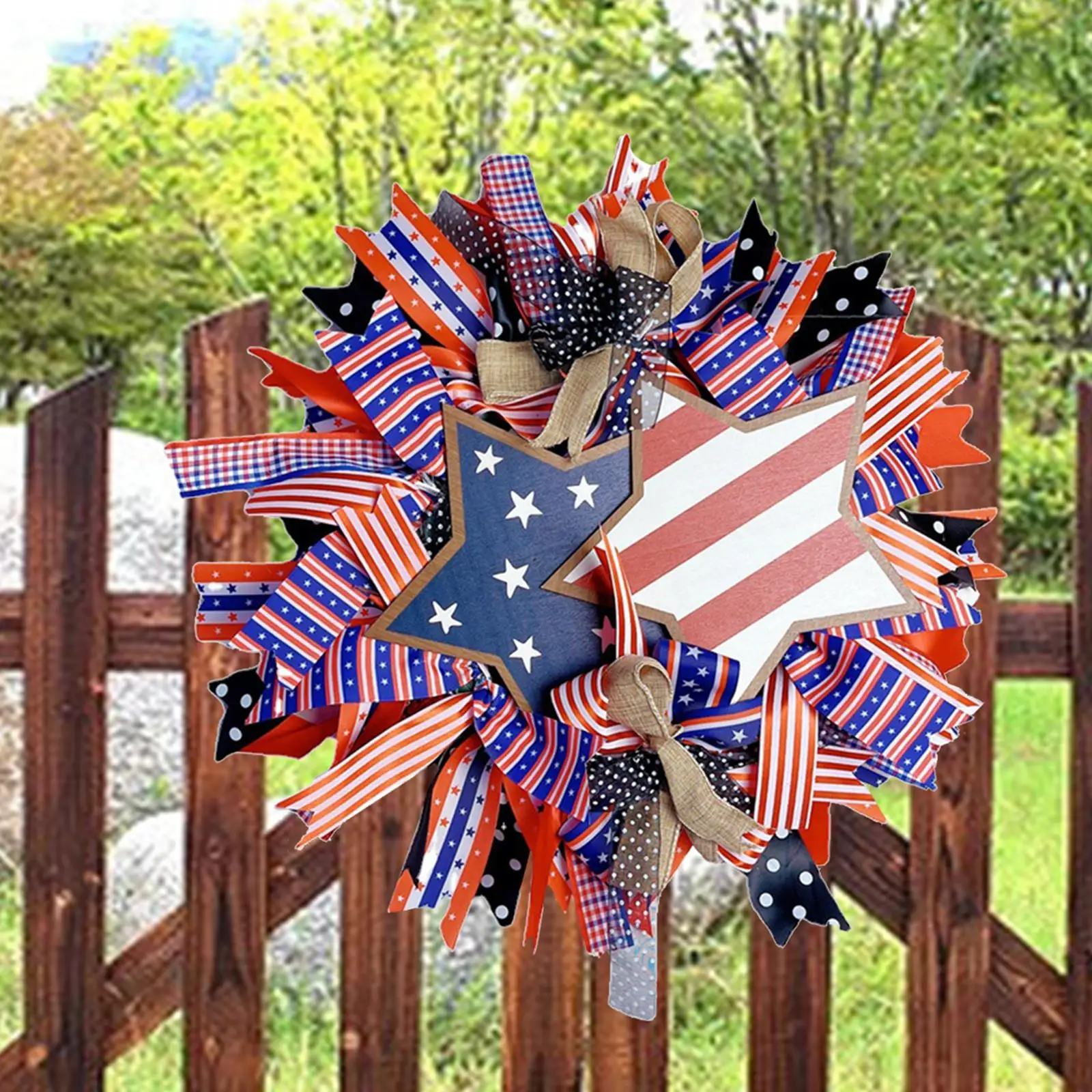 

4TH of July Wreath American Flag Wreath Memorial Day Wreath Fourth of July Door
