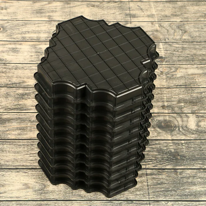 Форма для тротуарной плитки Клевер краковский большой 29 × 4 см шагрень 1 шт.(10