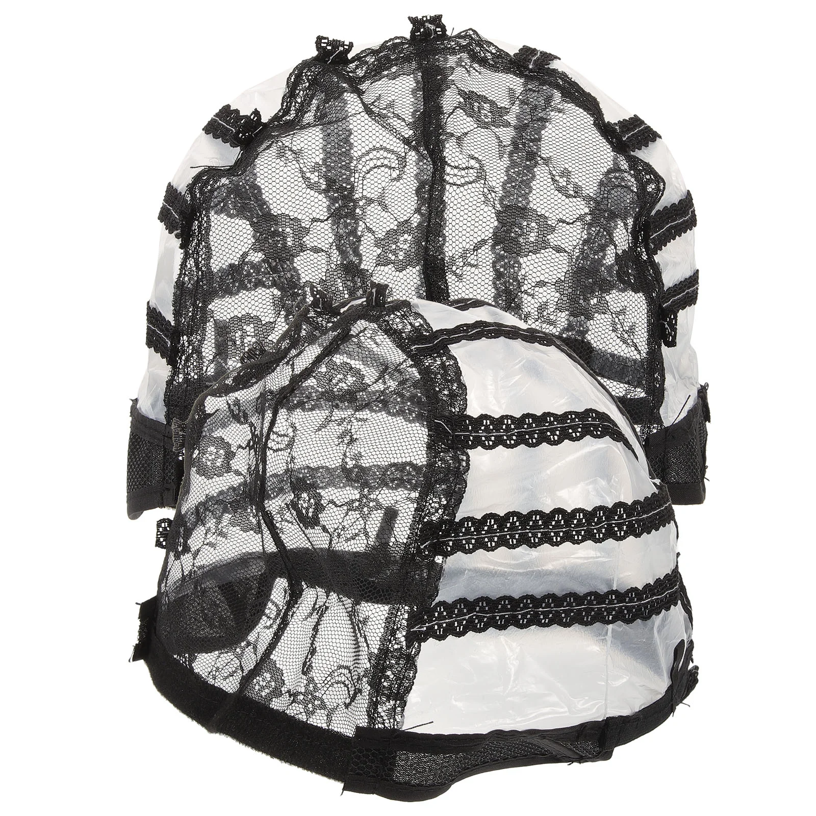 

2 Pcs Hair Net U-shaped Hats Salon Mesh Accessories Breathable Caps Cloth Hairdressing Accessory