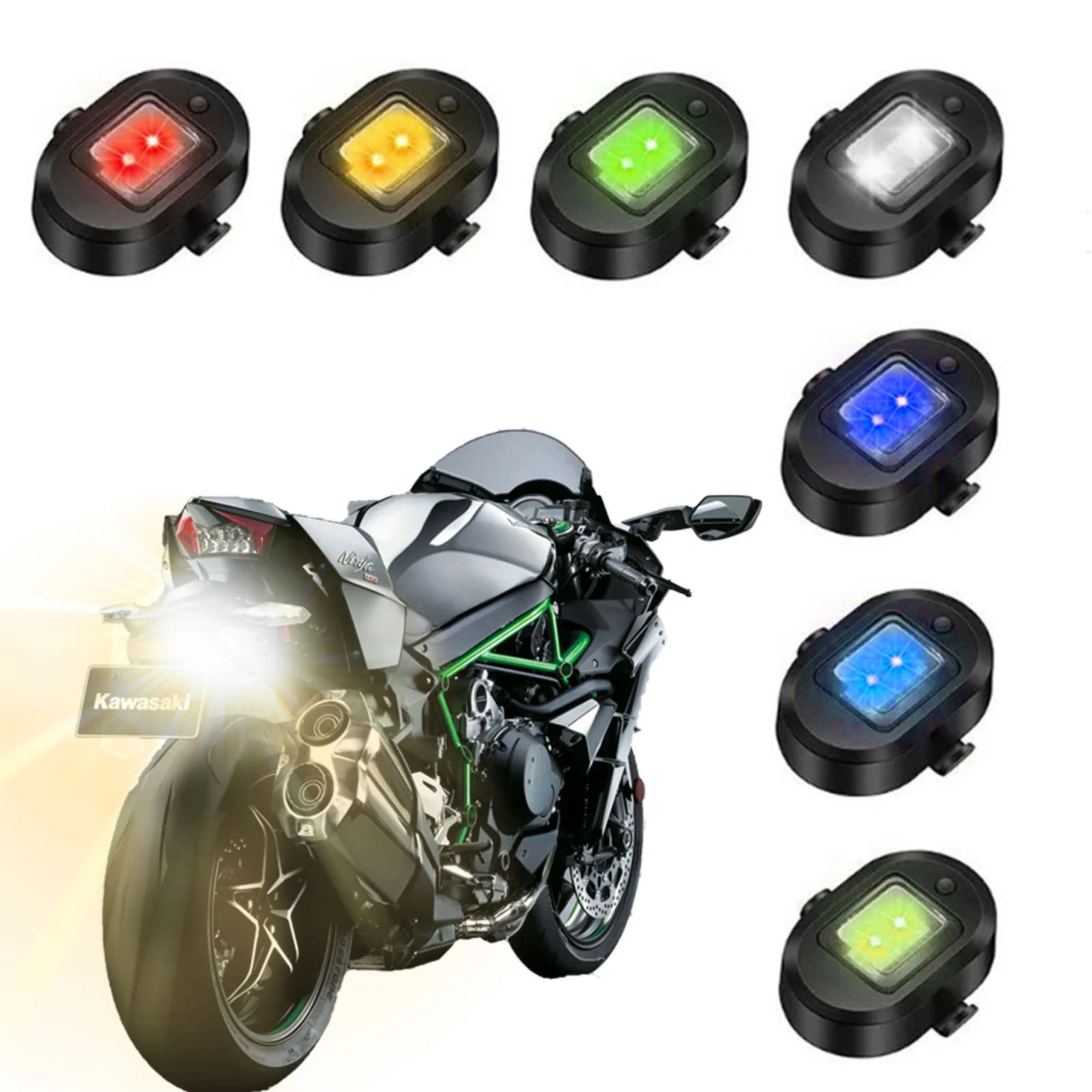 

Универсальная светодиодная сигнальная лампа для предотвращения столкновений, мини-сигнал, Дрон со стробоскопическим светом, 7-цветный инди...