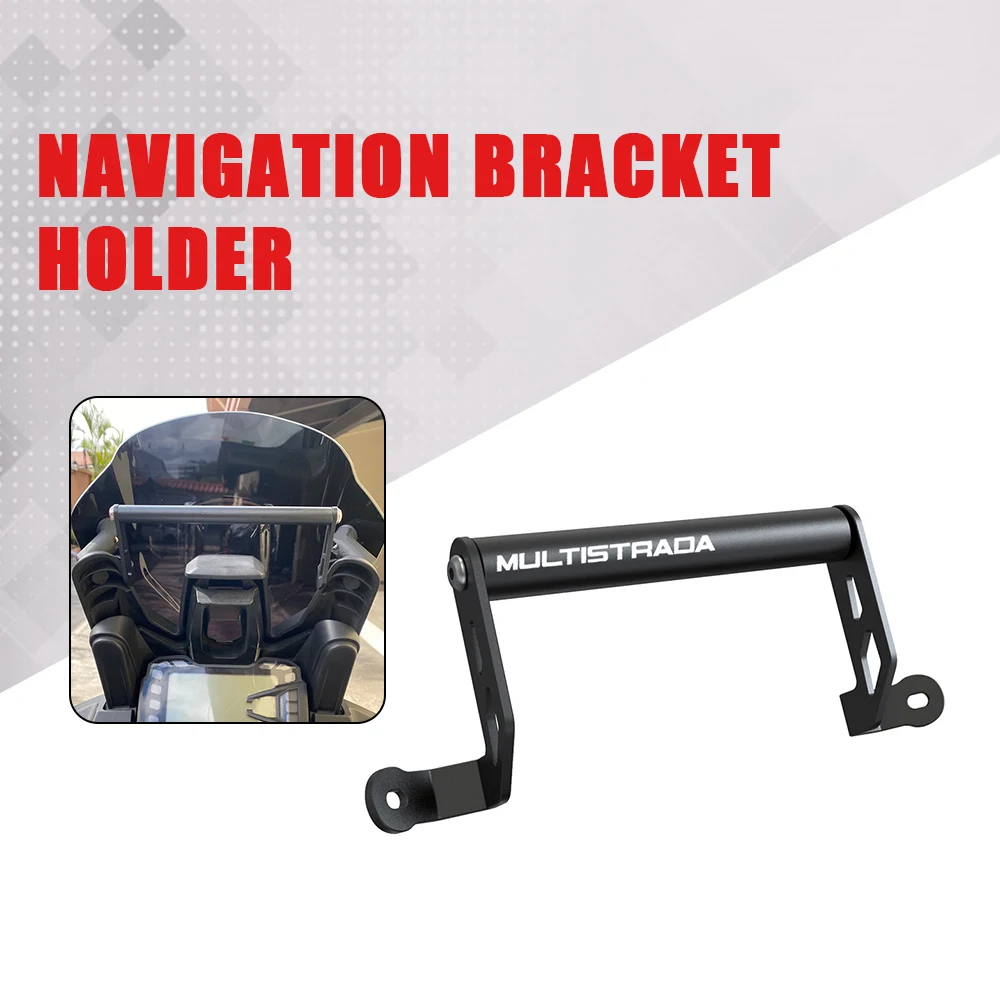 

22MM Motorcycle Mobile Phone Stand Holder GPS Navigation Plate Bracket For DUCATI Multistrada 1260 S Pikes Peak 2018-2019-2020