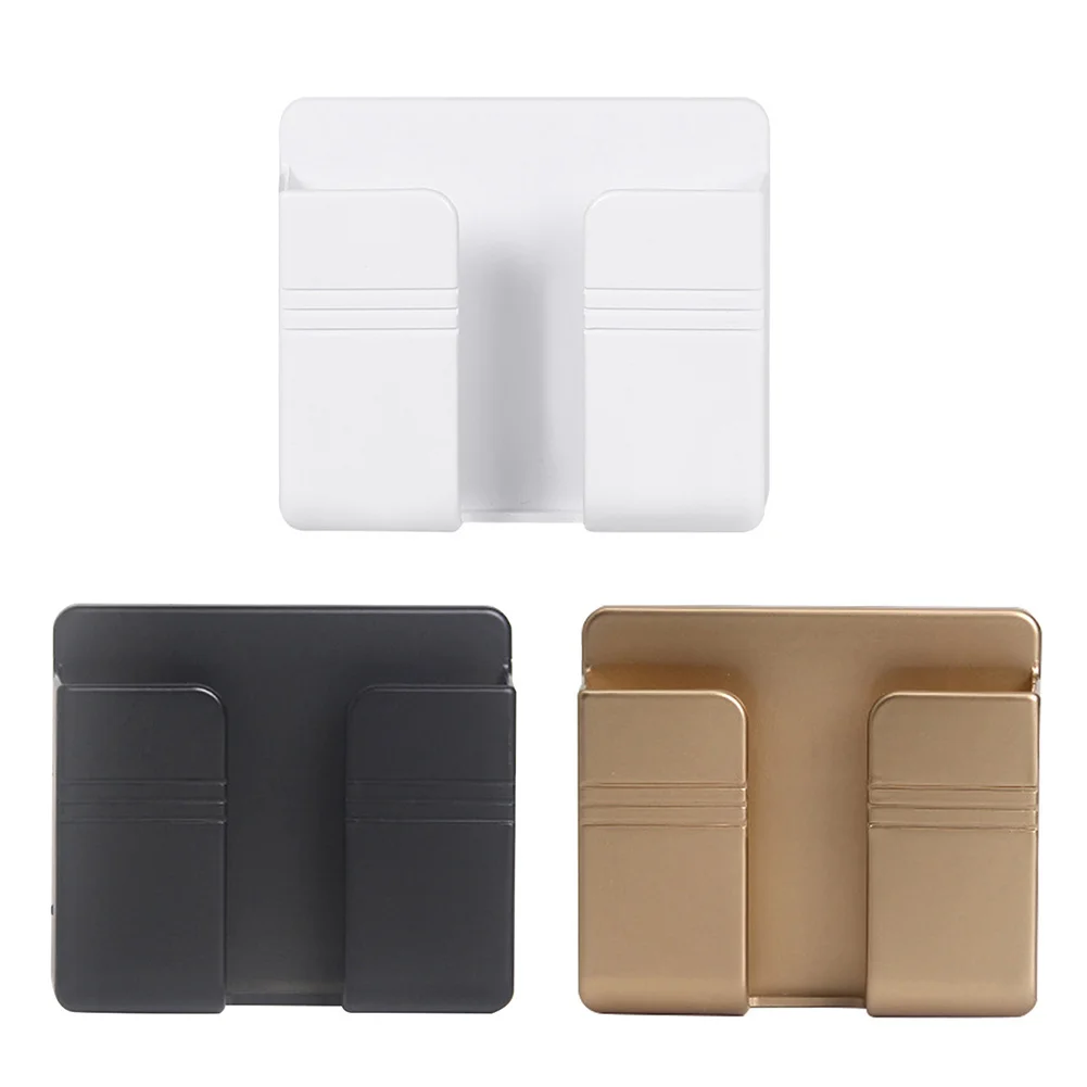 Настенный держатель для зарядки телефона полка хранения розеток универсальная