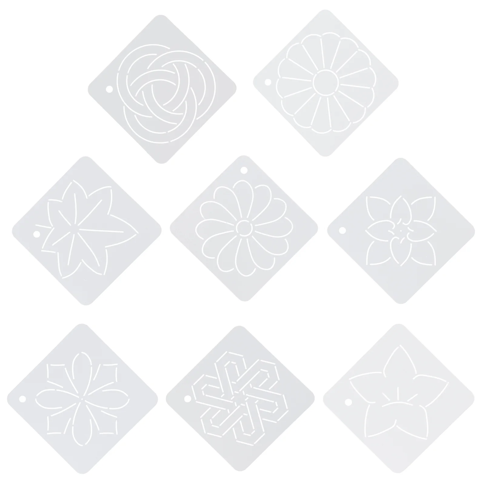 

Quilting Stencil Template Ruler Templates Flower Sewing Patchworkline Painting Embroideryrulers Kit Circle Acrylic Scrapbook