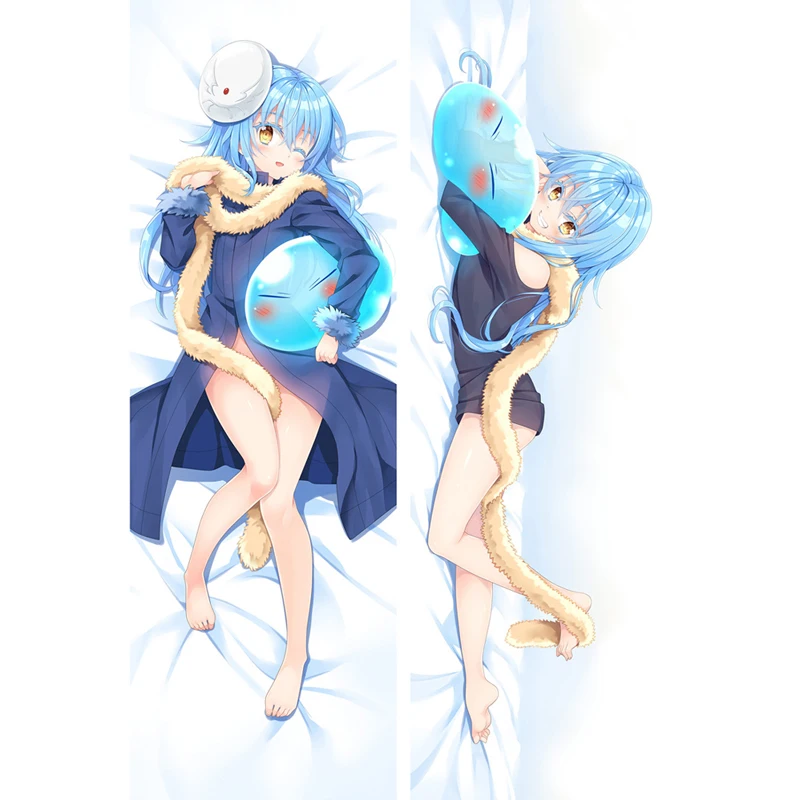 

Anime Cosplay Regarding Reincarnated To Slime Rimuru Tempest Pillow Case Dakimakura Waifu Hugging Body Bedding Décor