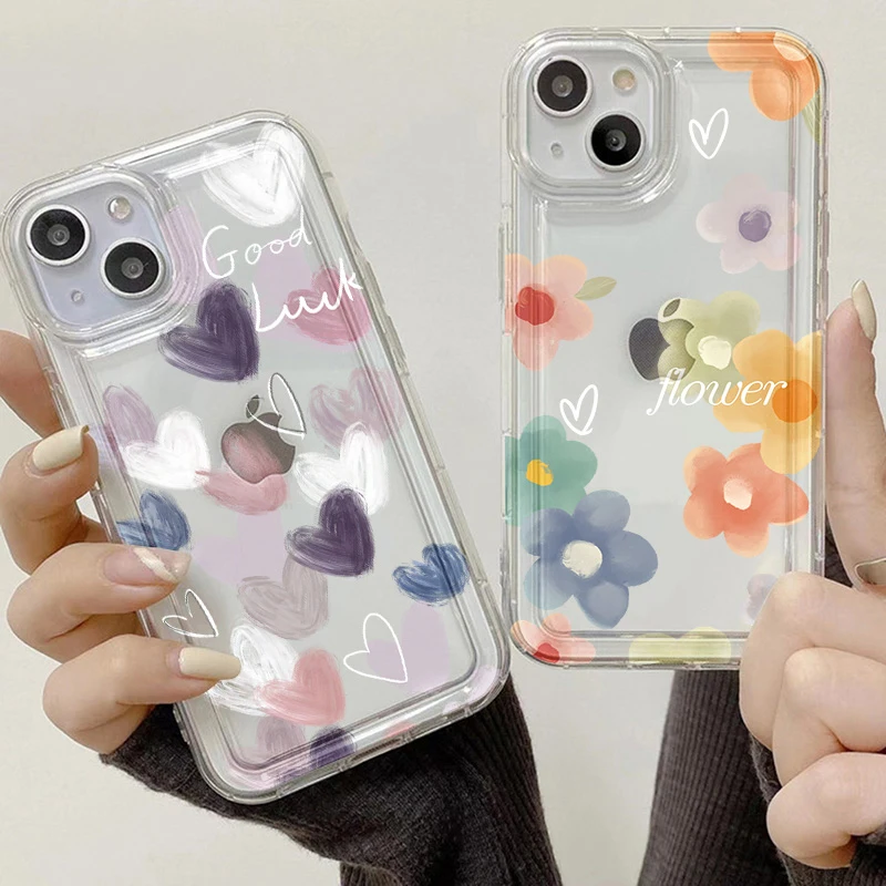 

Phone Case For Iphone 13 14 Pro Max 11 12 XR X Xs Max 7 8 Plus SE 2020 6s 14Promax 13promax Shockproof Silicon Funda Cover Coque