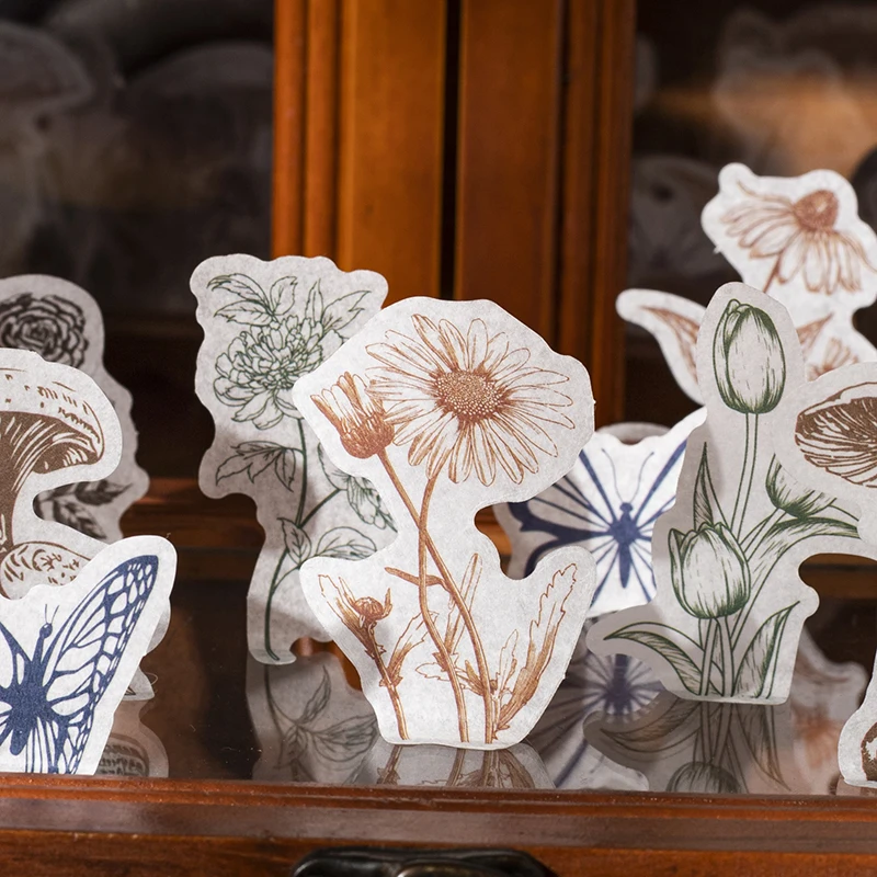 

34 шт наклейки растения бабочки тема минималистичные литературные линии декоративные школьные фон Сделай Сам принадлежности скрапбук 147*85 мм