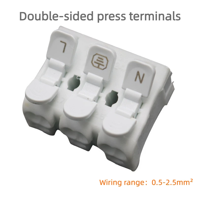 10 шт. быстрое двухстороннее устройство безвинтовое подключение нейлоновый