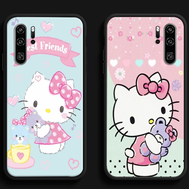 

Милые Чехлы Hello Kitty для телефонов Huawei Honor Y6 Y7 2019 Y9 2018 Y9 Prime 2019 Y9 2019 Y9A, чехлы, оболочка, чехол
