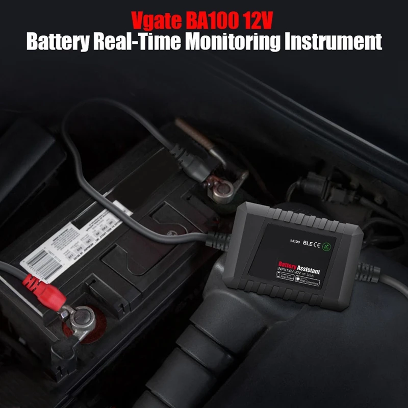 1 PCS Battery Assistant Bluetooth 4.0 Wireless Monitor Diagnositic Analyzer For Android &amp IOS