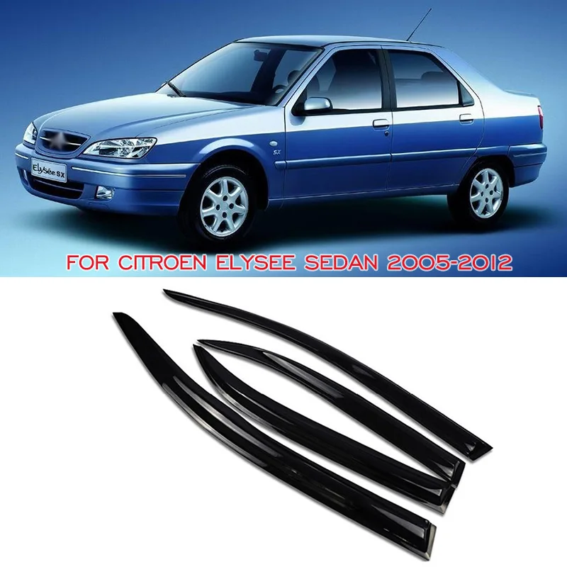 

Awning Shelter For Citroen Elysee Sedan 2005 2006 2007 2008 2009 2010 2011 2012 Car Window Visor Sun Rain Smoke Deflector Guards