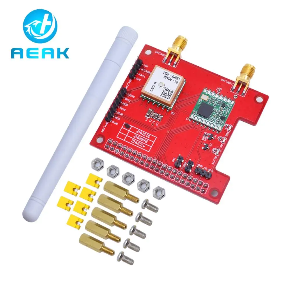 ЛОР GPS шляпа версии V1.0 Lora/GPS _ HAT-это модуль оплаты для LoRaWan и ues с Raspberry Pi |