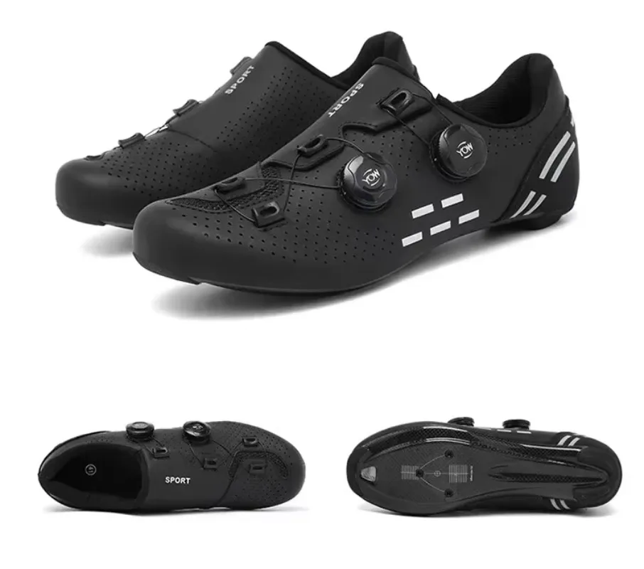 Мужские кроссовки из углеродного волокна совместимые с SPD для езды на велосипеде