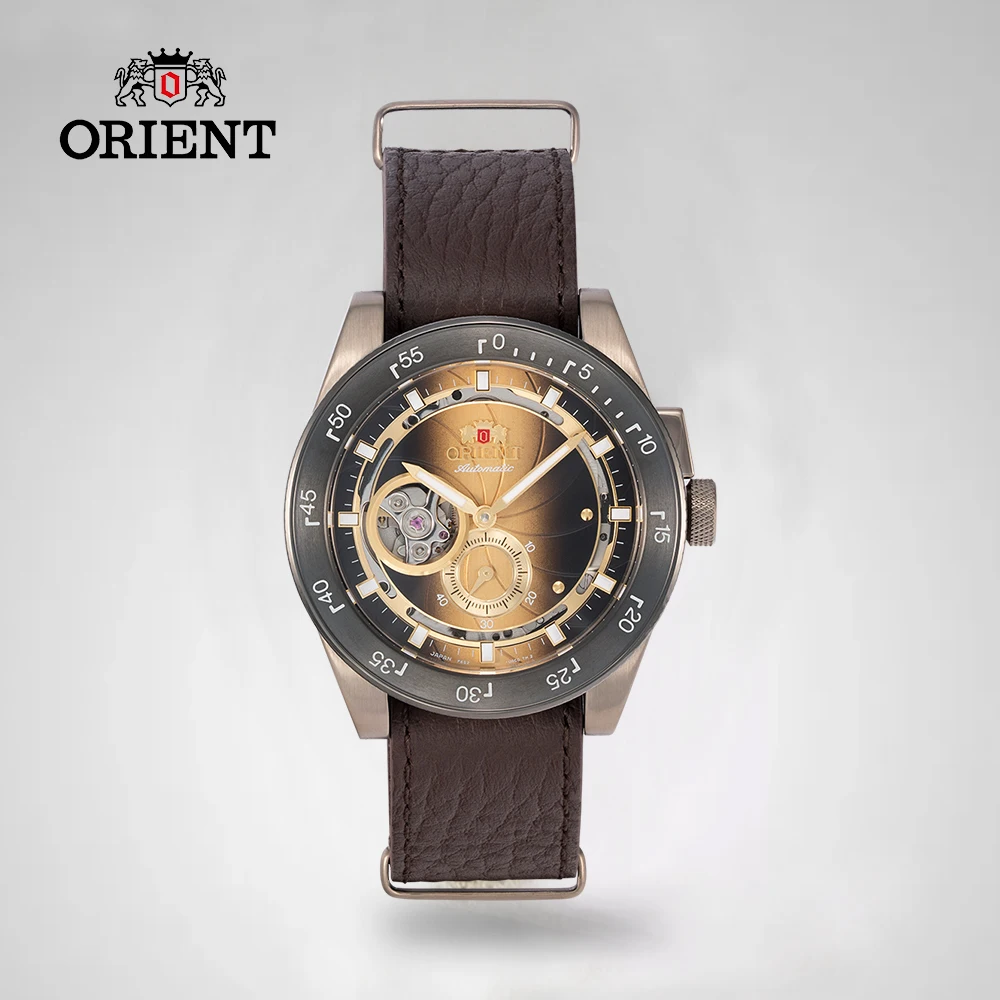 

Original Orient 41mm Dial Men's Sports Watch, Japanese Limited Edition See Through Watch with Luminous Hands /RA-AR0204G