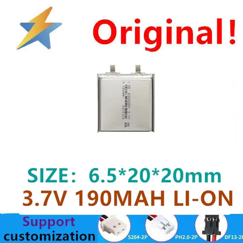 

buy more will cheap 652020pl lithium battery 190mah hearing aid Bluetooth sound counter wireless doorbell 3.7V polymer good