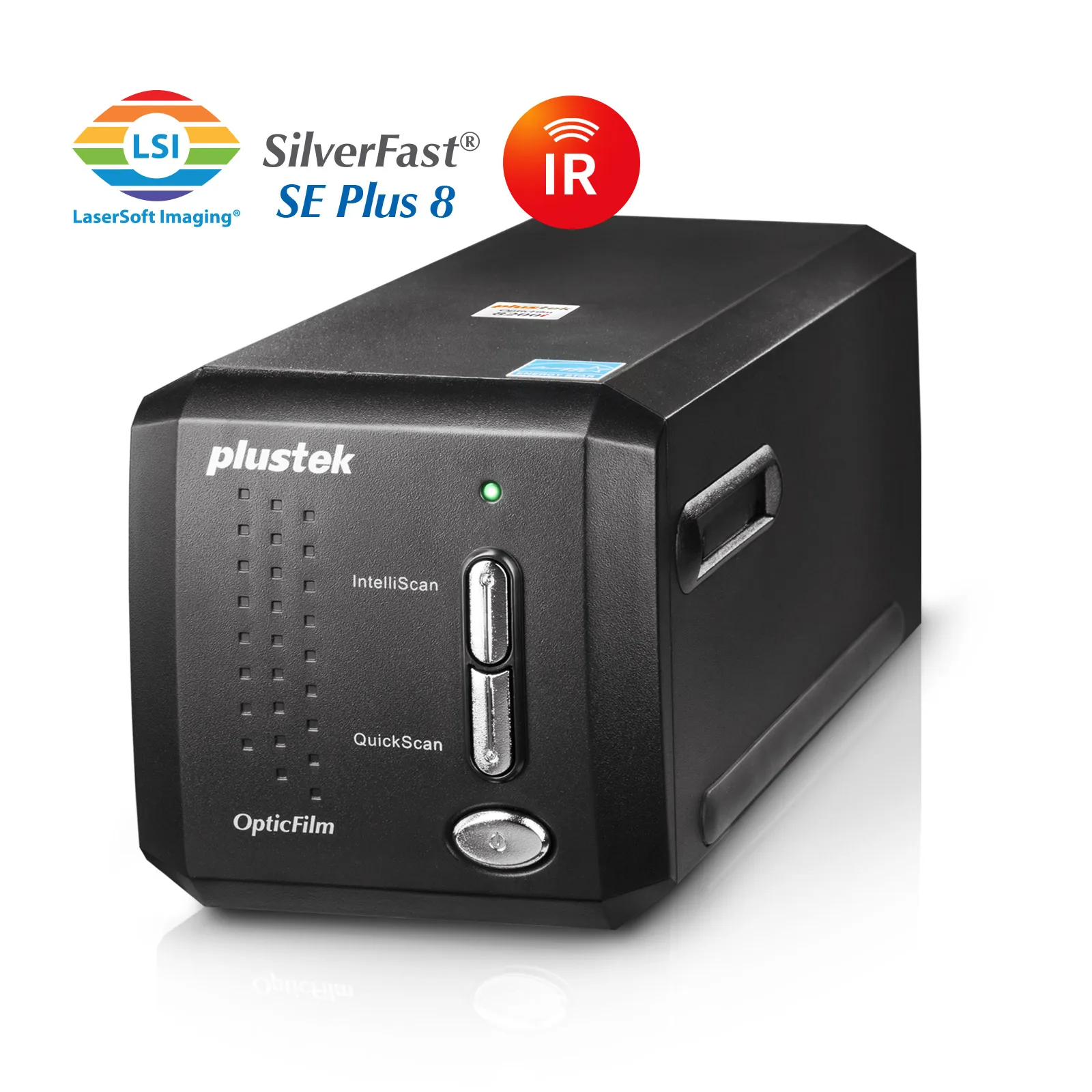 

Сканер пленки и слайдов Plustek OpticFilm 8200i SE , 35 мм Выход 7200 точек/дюйм/48 бит. Интегрированное инфракрасное удаление пыли/царапин.