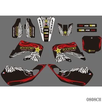 full graphics decals stickers motorcycle background custom name for honda cr125 cr 125 1998 1999 cr250 cr 250 1997 1998 1999