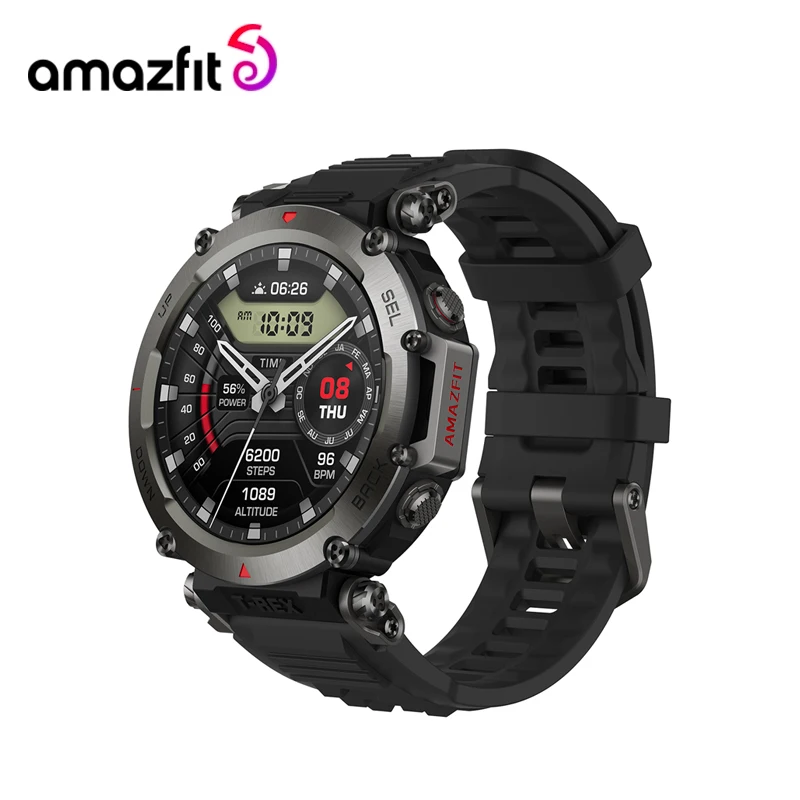 

New Amazfit T-Rex Ultra Smart Watch Dual-band GPS 10 ATM Water-resistance Smartwatch For Android IOS Phone