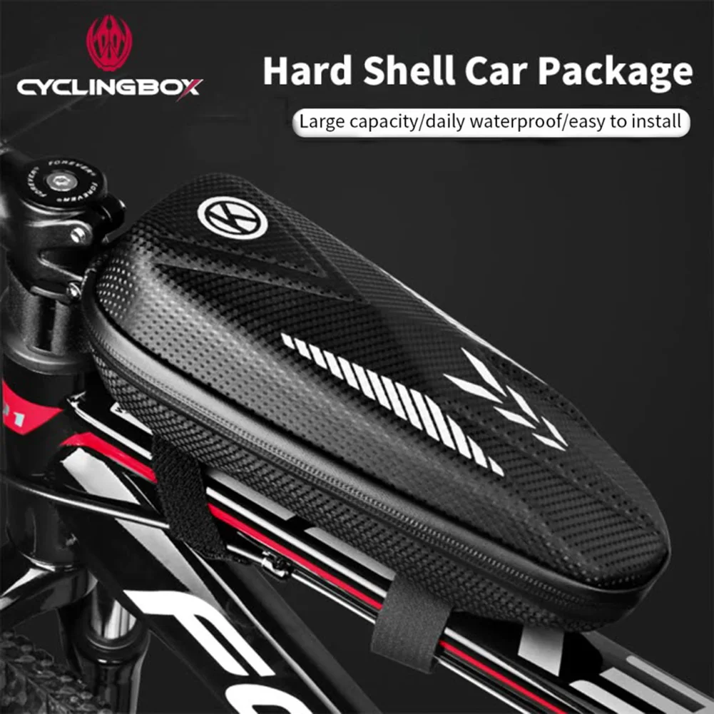

MTB Bicycle Bag Bike Top Front Tube Bag Waterproof Phone Keys Storage Case Bike Frame Bag With Reflective Bicycle Accessories
