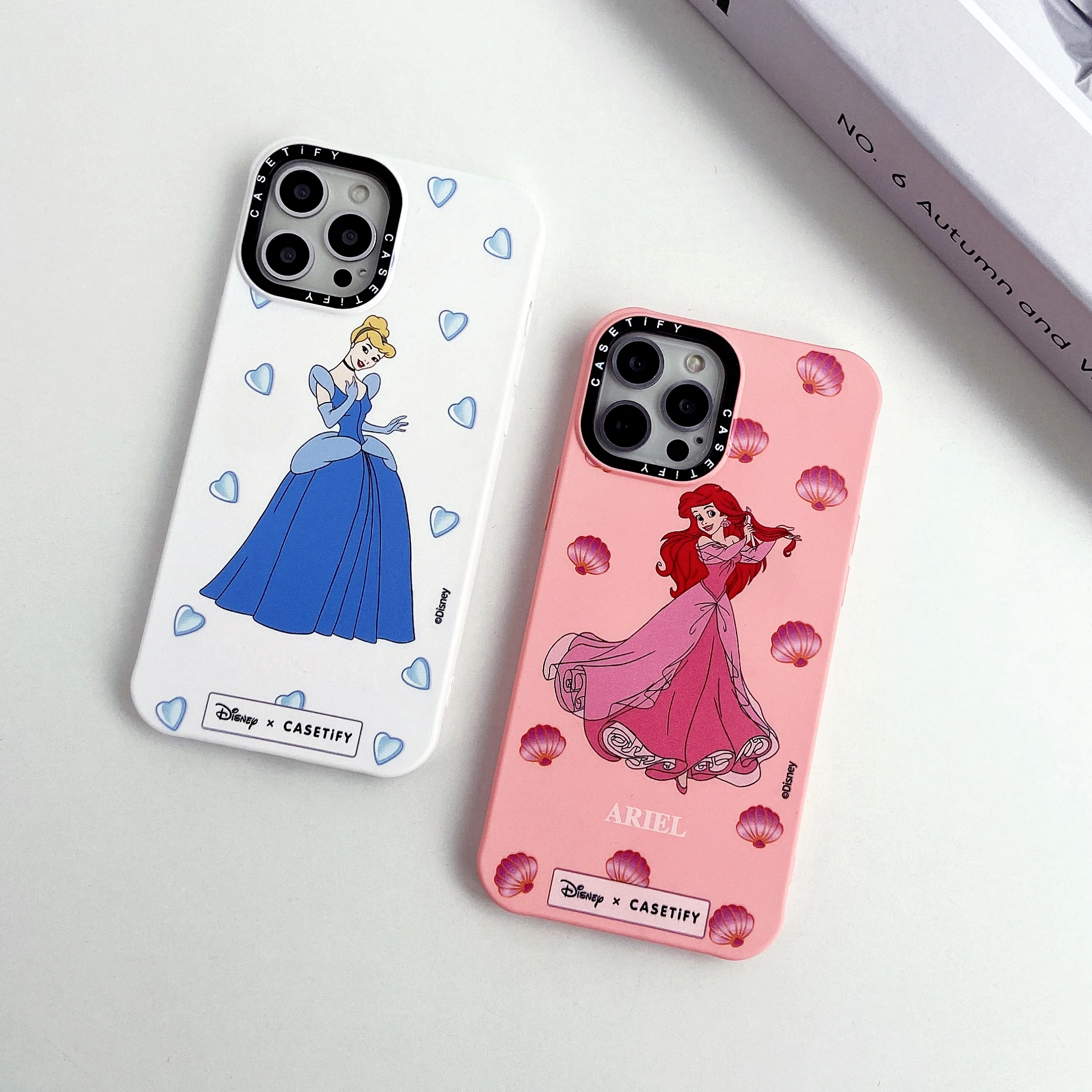

Casetify cartoon princess translucent Phone Cases For iPhone 14 13 12 11 Pro Max XR XS MAX 8 X 7 SE 2020 14promax Back Cover