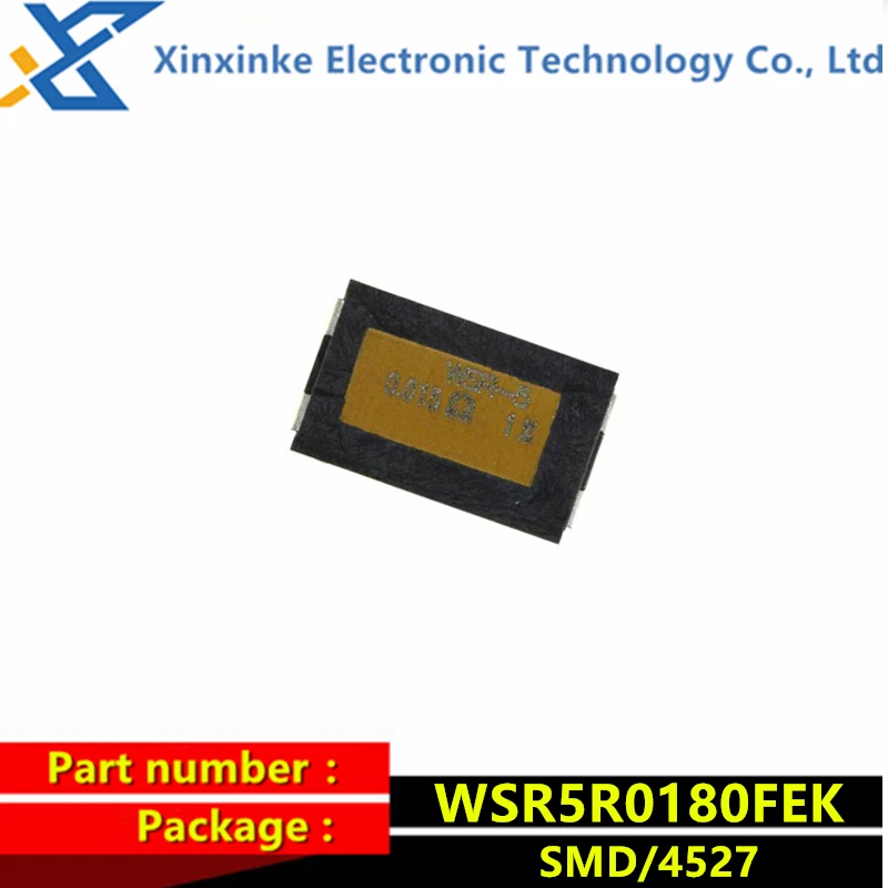 WSR5R0180FEK DALE WSR-5 0.018R 1% 5W 4527 18mΩ 0.018Ω Car-grade detection resistor Precision alloy power resistor