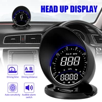5v gps head up hd led display car speedometer usb smart digital alarm reminder meter auto electronics accessories