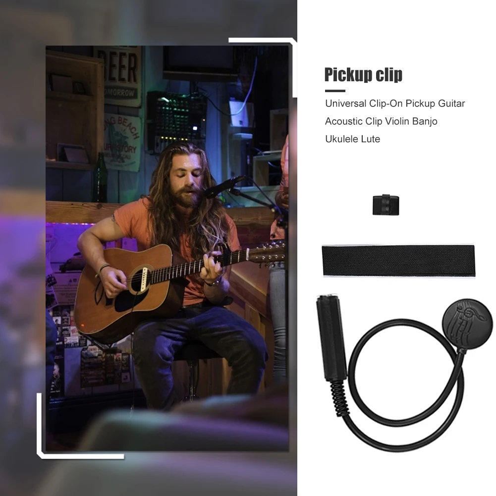 Портативный звукосниматель для контактного микрофона аксессуары музыкальных