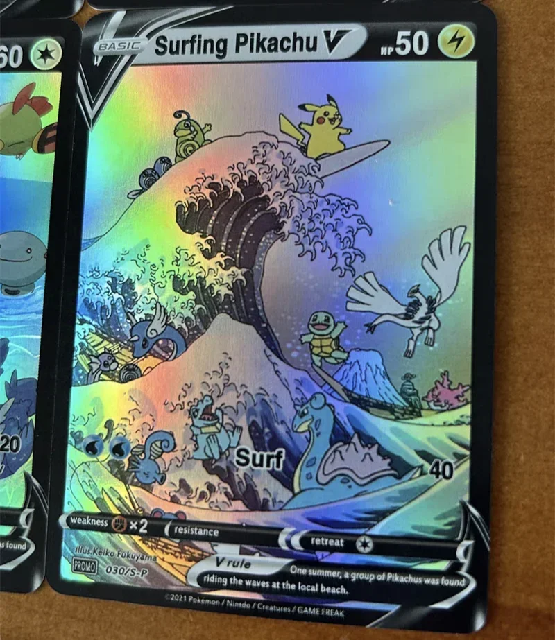 4 шт./компл. PTCG Pokemon уникальная голографическая аниме-фигурка коллекция игровых