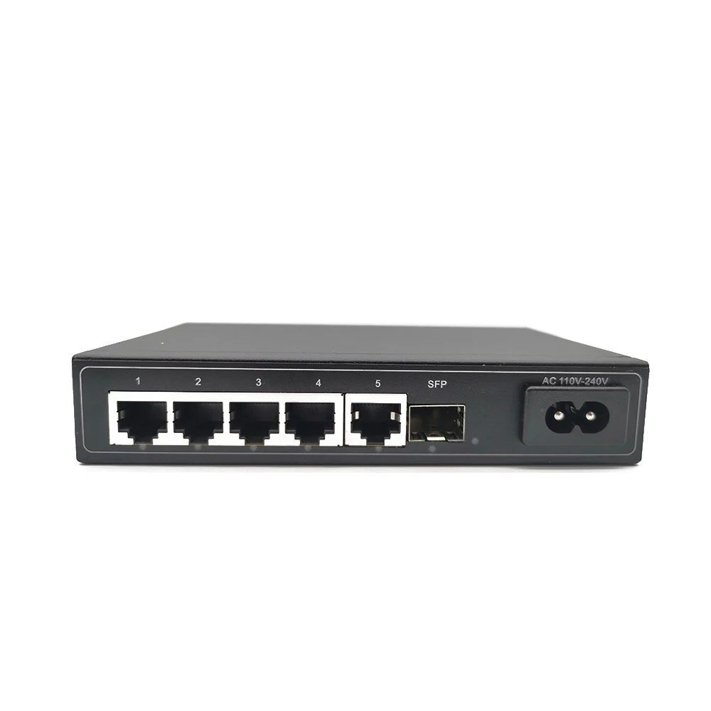 Фото Сетевой коммутатор Gigabit RJ45 с 4 портами по хорошей цене №1