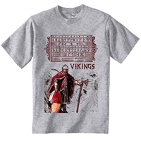 vikings viking warrior t shirt high quality cotton large sizes breathable top loose casual t shirt s 3xl
