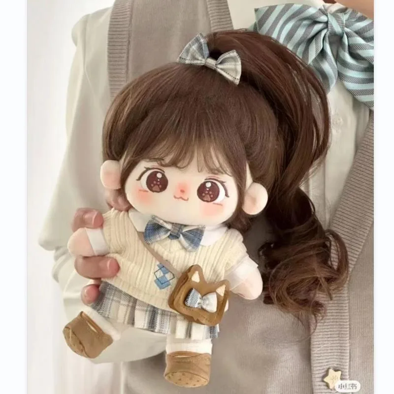 

Хлопковая кукла Miaomiao со склада, 20 см, сменная детская одежда, плюшевая кукла, фигурка, кукла, подарки для девочек