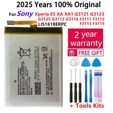 Новый оригинальный аккумулятор LIS1618ERPC 2300 мАч для Sony Xperia E5 XA XA1 G3121 G3123 G3125 G3112 G3116 F3111 F3112 F3113 F3115 Bateria