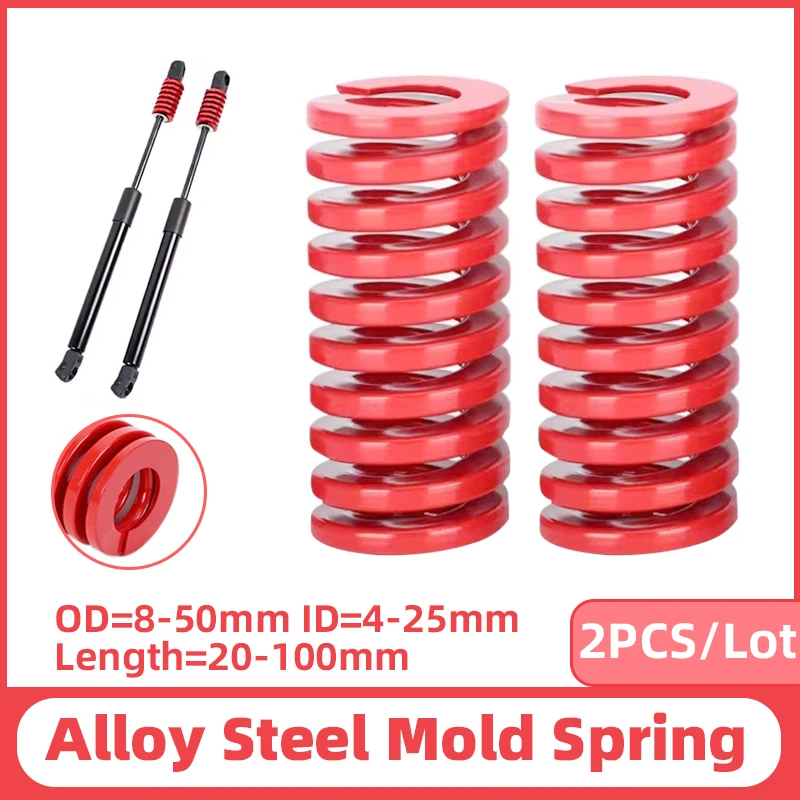 

Creamily 2 шт. пресс-форма пружина спиральные штамповочные пружины сжатия для задней стойки багажника задняя дверь стойки подъемные инструменты OD8-50 мм