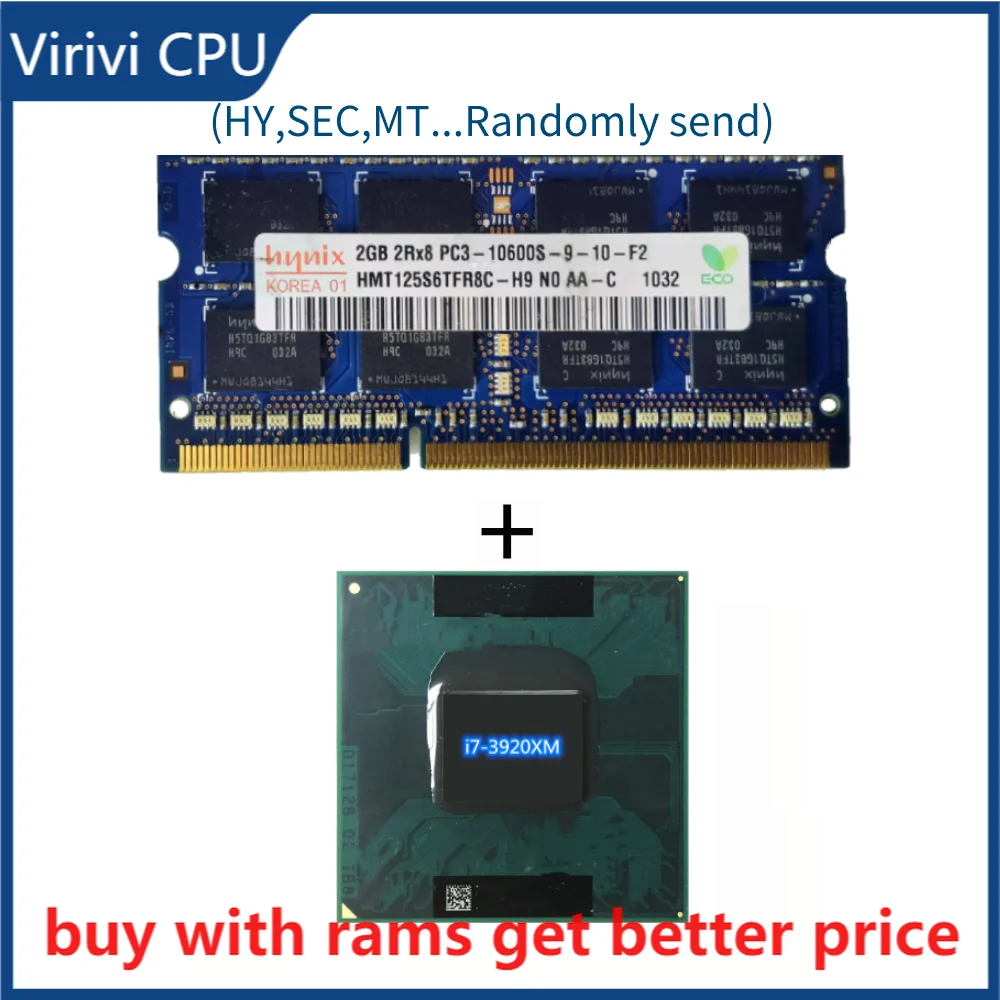 

Original Intel Core I7-3920XM SR0T2 CPU I7 3920XM processor 2.9GHz-3.8GHz L3=8M Quad core free shipping ship out within 1 day