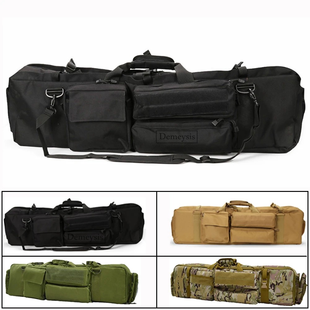 

Durable Rifle Tactical Gun Bag Range Paded Soft Gun Case 95CM Hunting Airsoft Square Gun Bag Protection Case Rifle Backpack