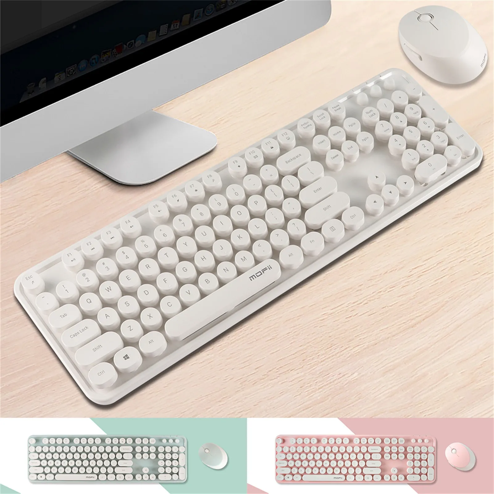 

Keyboard Punk /PC/Mute and Set 2.4G Keyboard Keycap Wireless Wireless Keyboard&